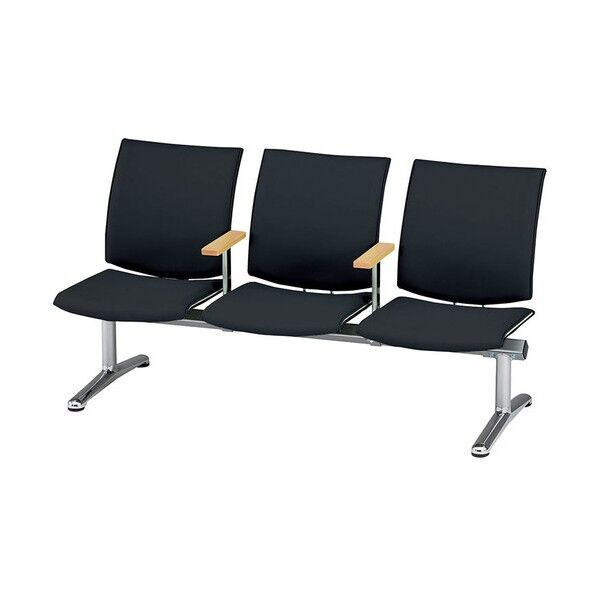 ロビーチェアー RC1353SHF-BK 1点