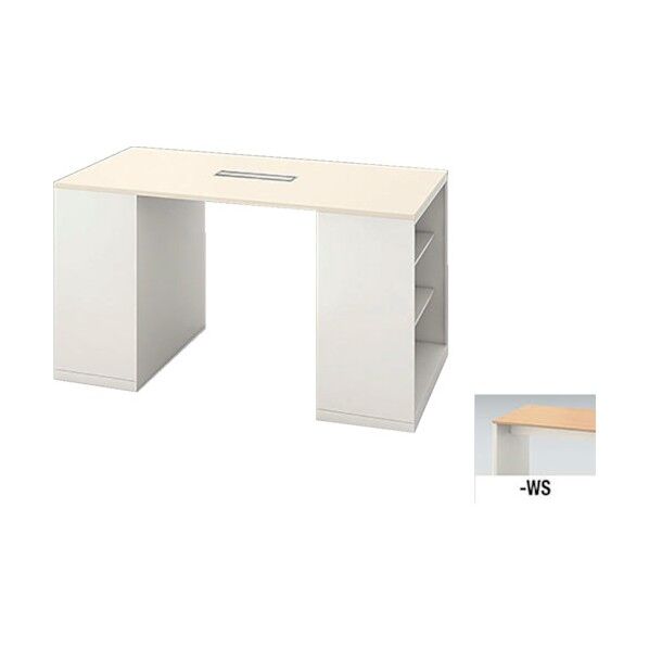 オープン書庫×2(ダクト付) MSH1890HN-WS 1点