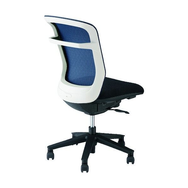 事務用チェア 背:ブルー/座:ブラック 肘なし PAE510F-BLB 1点
