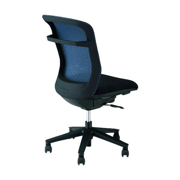 事務用チェア 背:ブルー/座:ブラック 肘なし PAEB510F-BLB         1点