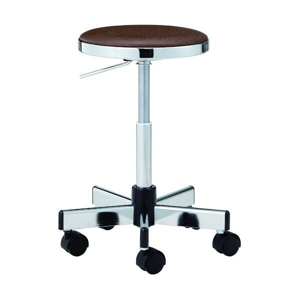 コンパクト導電作業チェア ダークブラウン TD-EH2L-Z-DBR