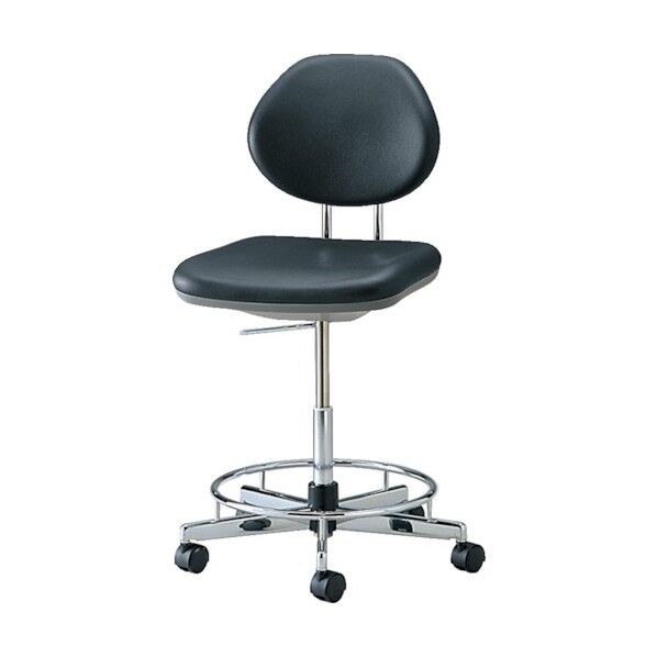 導電チェア ブラック TE-EH6LR BK 1点