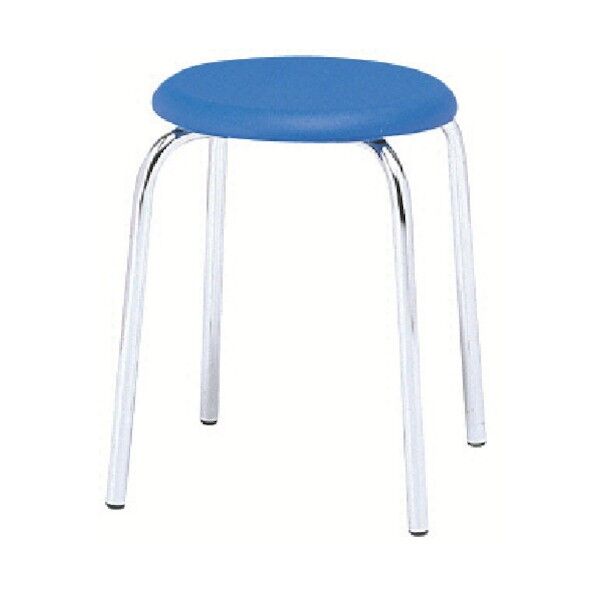 丸イス ブルー R-303C-BL 1点