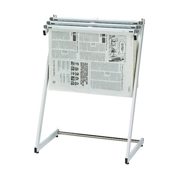 新聞架セット(新聞バサミ3本付)