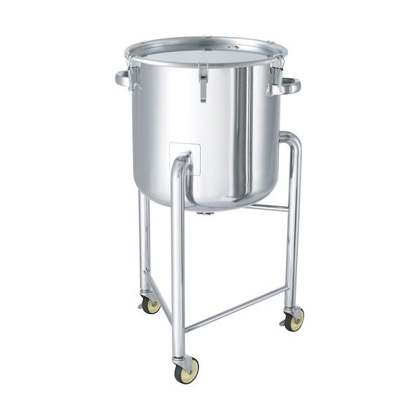 鏡板型ステンレス密閉容器 脚付 バンド式 DT-CTL-L-100 1点