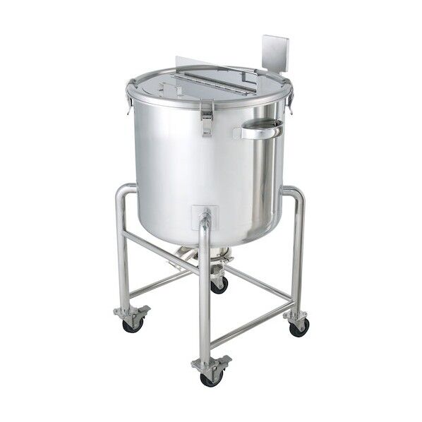 鏡板型ステンレス容器(タンク底バルブ)