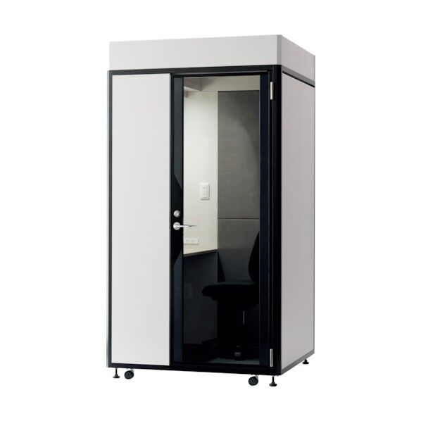 WEB会議ブース PRIVATE BOX 完成品 ペールホワイト WPB110-1223V2 1点