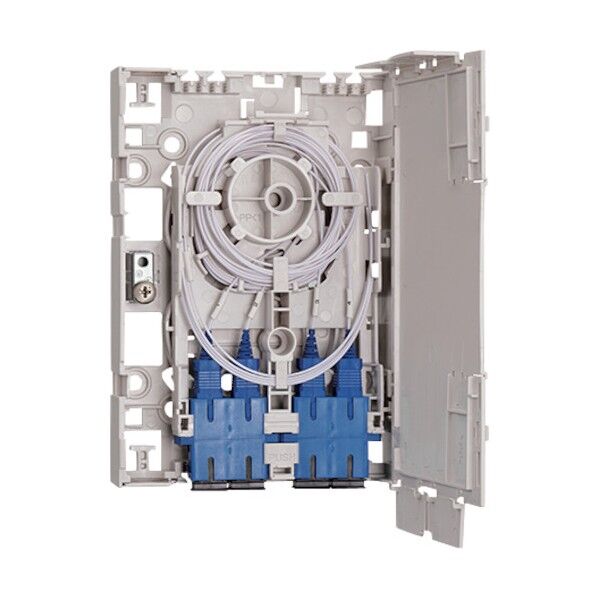 小心数光接続箱 融着接続+コネクタ接続タイプ プレ配線仕様 SPM-SA4-LC-PFS 1点