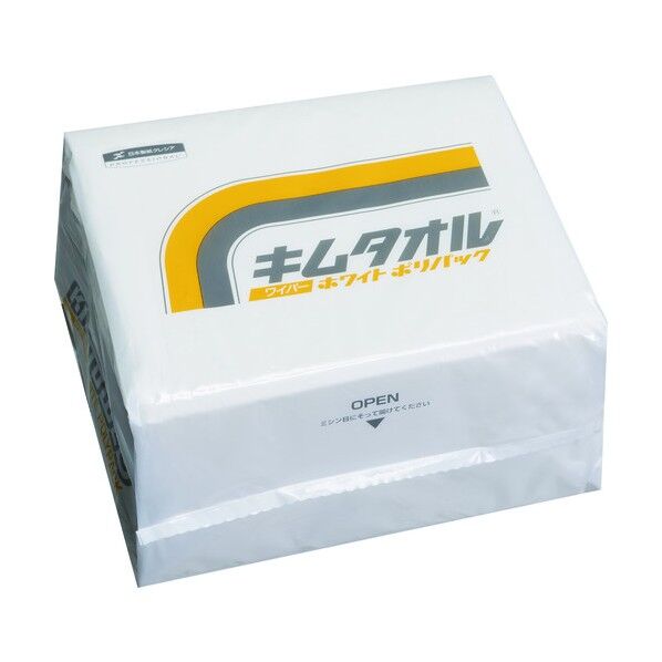 キムタオル ホワイト ポリパック(小分け) 50枚入 61032 1袋