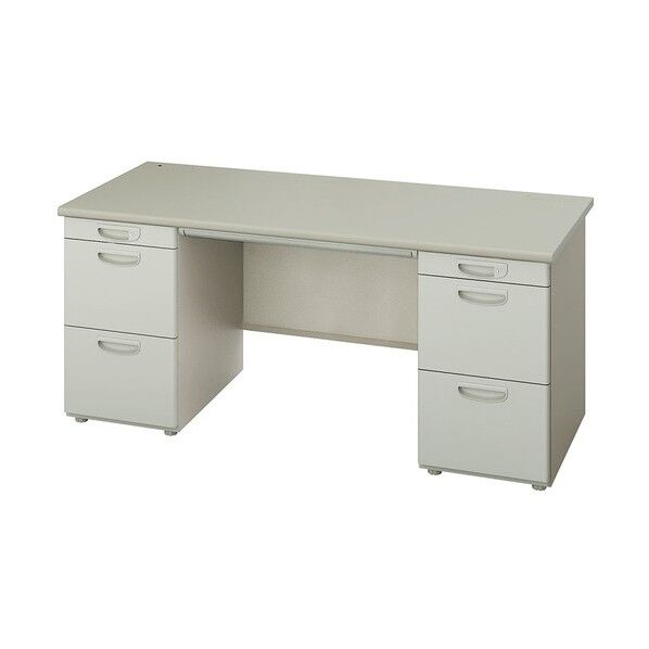 両袖デスク NED167CC-AWH 1点