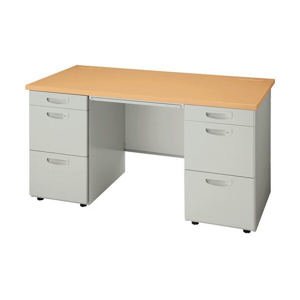 両袖デスク NEDH147GG-AWL 1点