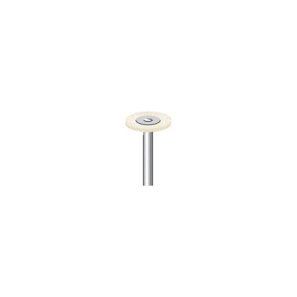 毛ブラシ ソフト 山羊毛 10本入 ホイール型 15×1×3mm 50171 10点