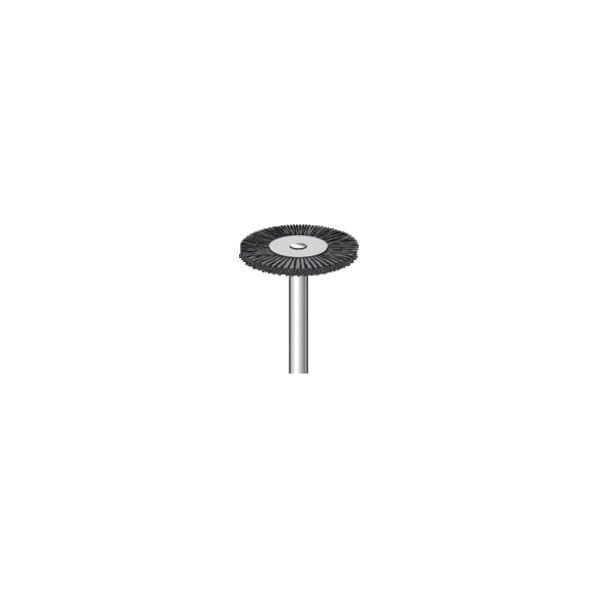 毛ブラシ ハード 馬毛 10本入 ホイール型 20×1×3mm 50133 10点
