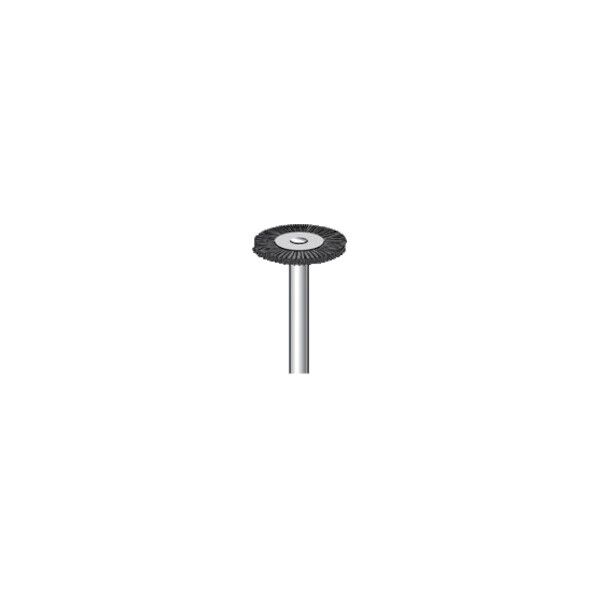 毛ブラシ ハード 馬毛 10本入 ホイール型 17×1×3mm 50132 10点