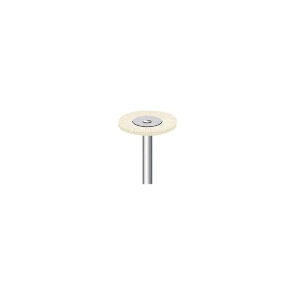 毛ブラシ ハード 豚毛 10本入 ホイール型 20×1×3mm 50113 10点