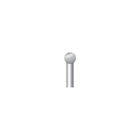 チタンコート超硬カッター 球型 シングルカット 9.5×6mm 21603 1点