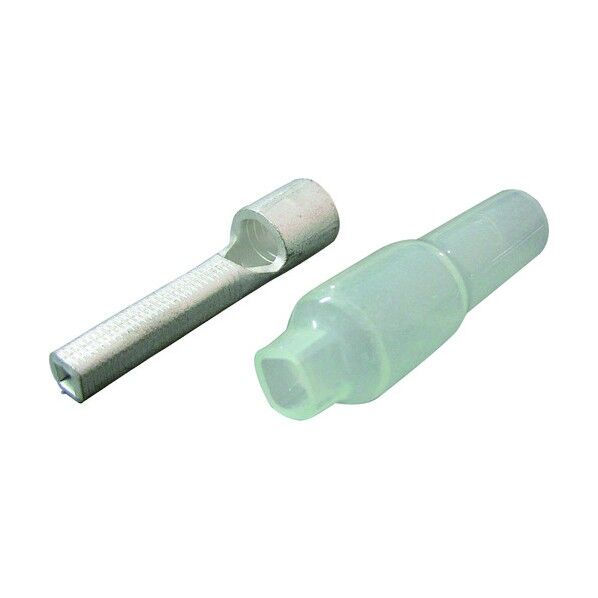 裸圧着端子(TC形) 棒形 絶縁キャップ付 積算電力量計用(50PCS) TC 22S-C 1点