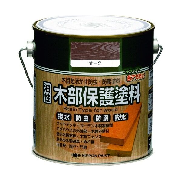 ニッペホーム ぺ 油性木部保護塗料 0.7L オーク HY003-0.7 1点