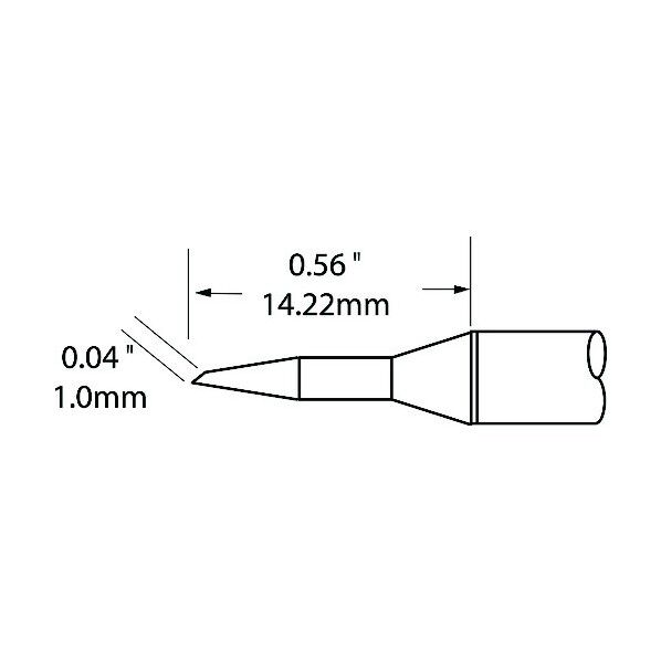 Metcal MFR-1110・2210シリーズ チップカートリッジ STP-BVL10 1点