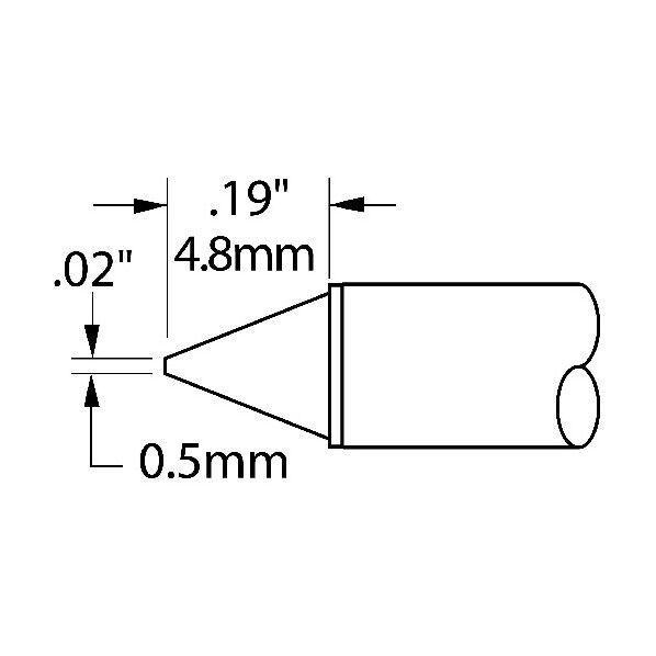 Metcal MXシリーズ チップカートリッジ STTC-016 1点