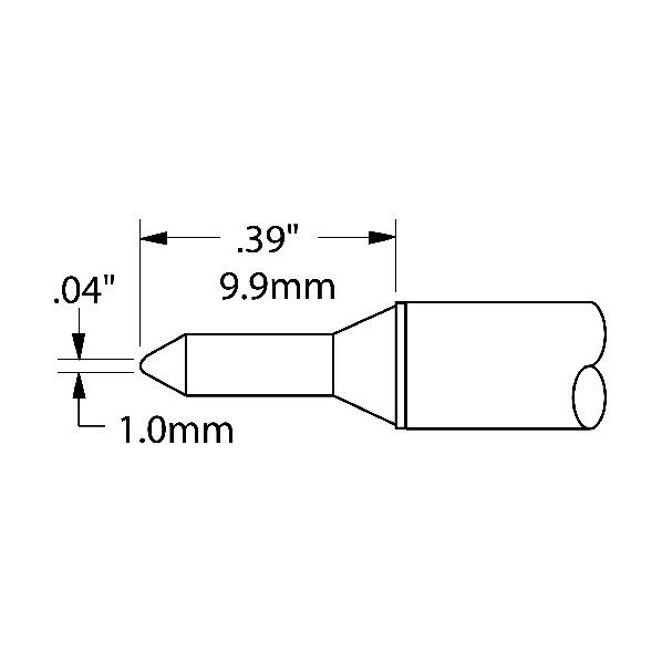 Metcal MXシリーズ チップカートリッジ STTC-031 1点