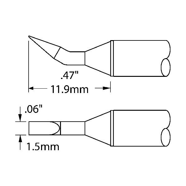 Metcal MXシリーズ チップカートリッジ STTC-099 1点