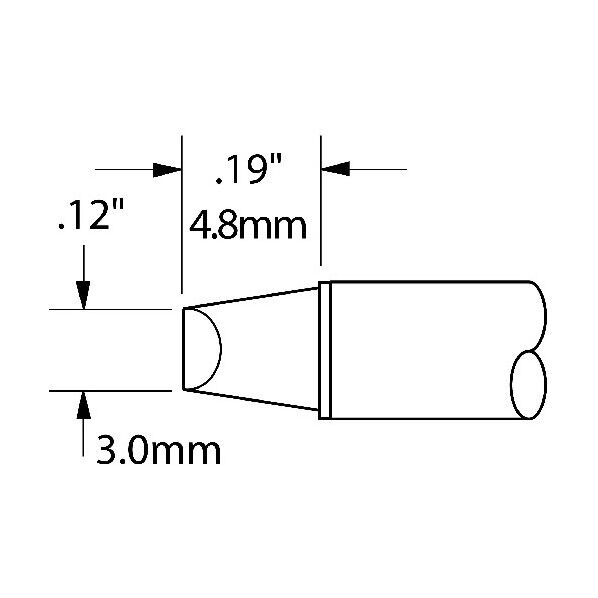 Metcal MXシリーズ チップカートリッジ STTC-113 1点