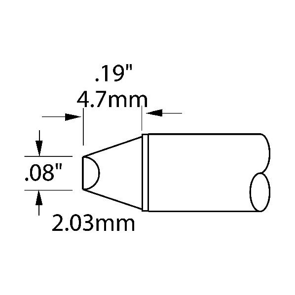 Metcal MXシリーズ チップカートリッジ STTC-114 1点