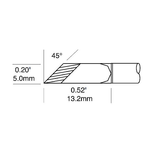 Metcal MXシリーズ チップカートリッジ STTC-1173P 1点