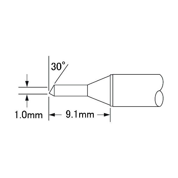Metcal MXシリーズ チップカートリッジ STTC-124 1点