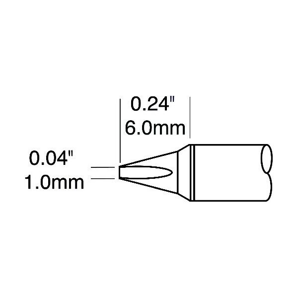 Metcal MXシリーズ チップカートリッジ STTC-125P 1点