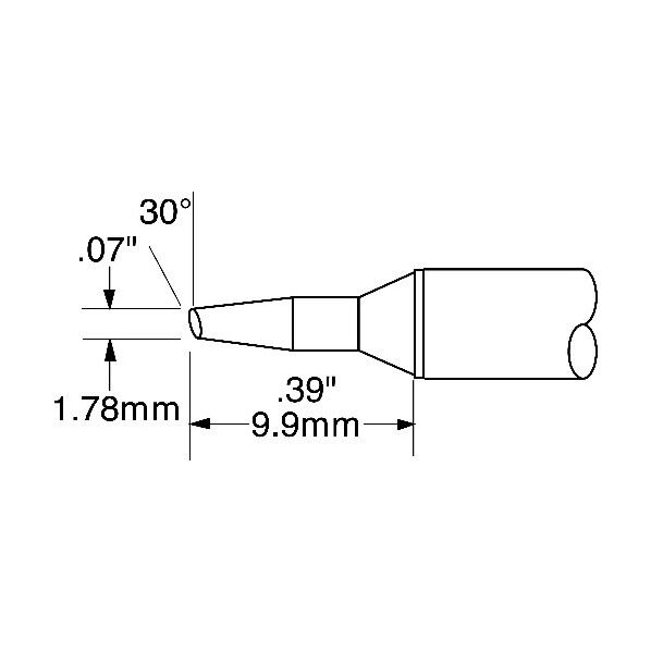 Metcal MXシリーズ チップカートリッジ STTC-135 1点