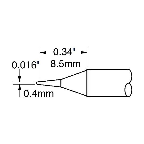 Metcal MXシリーズ チップカートリッジ STTC-145P 1点