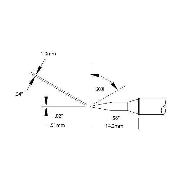Metcal MXシリーズ チップカートリッジ STTC-146 1点