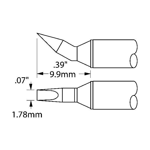 Metcal MXシリーズ チップカートリッジ STTC-198 1点