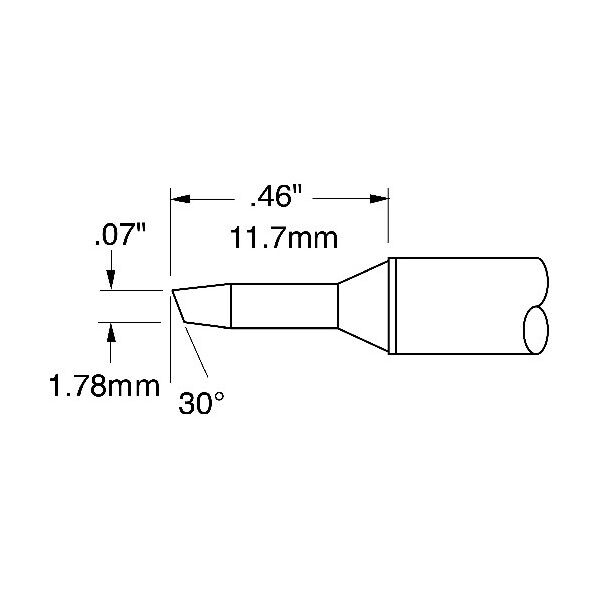 Metcal MXシリーズ チップカートリッジ STTC-505 1点