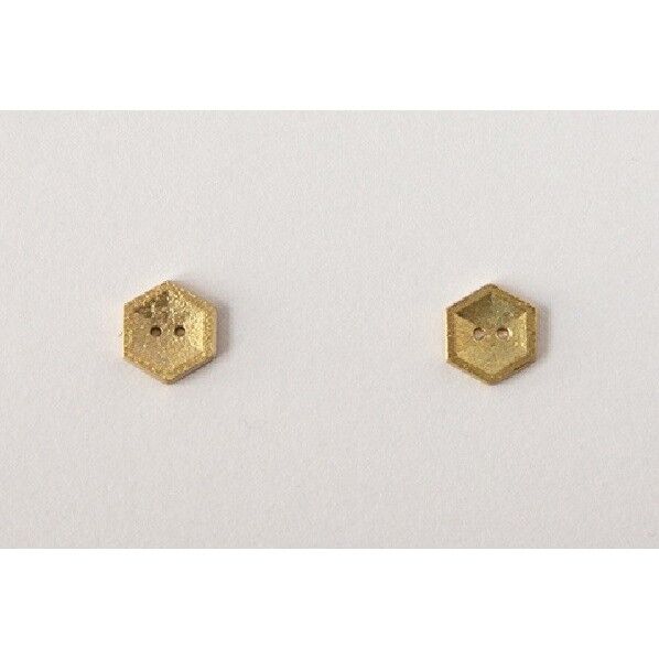 ボタン 小 六角 2個入