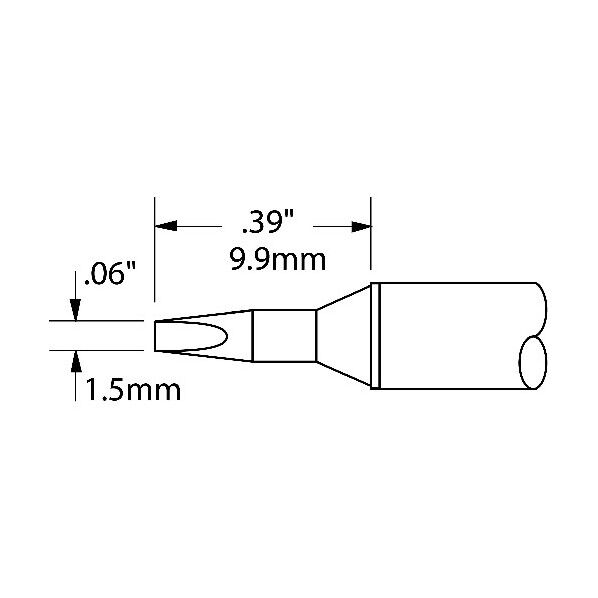 Metcal MXシリーズ チップカートリッジ STTC-538 1点