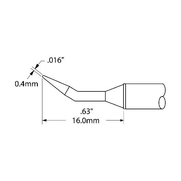 Metcal MXシリーズ チップカートリッジ STTC-540 1点