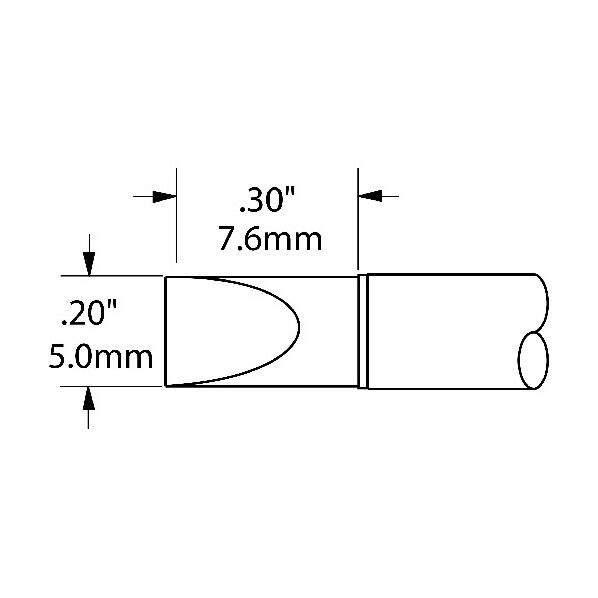 Metcal MXシリーズ チップカートリッジ STTC-817 1点