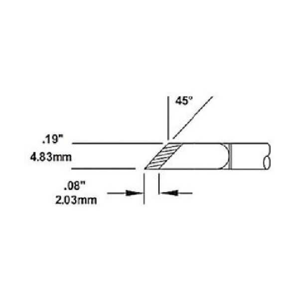 Metcal CVシリーズ チップカートリッジ SMC-6KN0048S 1点