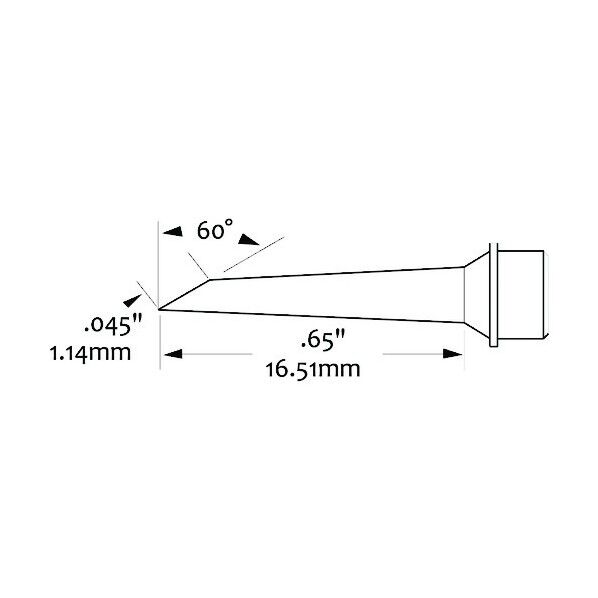 Metcal MXシリーズ チップカートリッジ SMTC-1174 1点