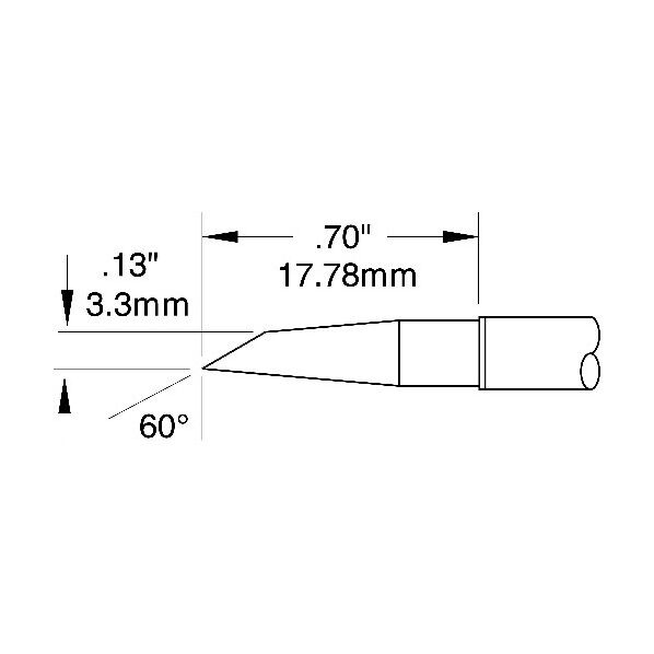 Metcal MXシリーズ チップカートリッジ SMTC-8147 1点