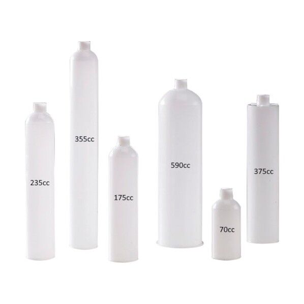 カートリッジ 590cc 長さ249mm 内径65.3mm HDPE ハードタイプ TS20C-100 100本