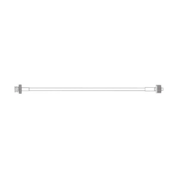 OK International 材料チューブアッセンブリー 2.54mm × 610mm 半透明/PE オスルアー/メスルアー TSD126-324PK 10本