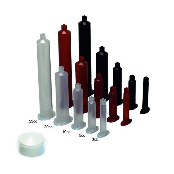 Techcon 茶色シリンジ&ピストンセット 5cc (各50個入) 7050LL1DWPK 1点