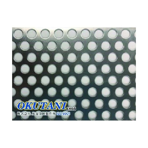 アルミパンチングメタル 2.0TXD10XP15 1000X2000 PM-AL-T2.0D10P15-1000X2000 1点