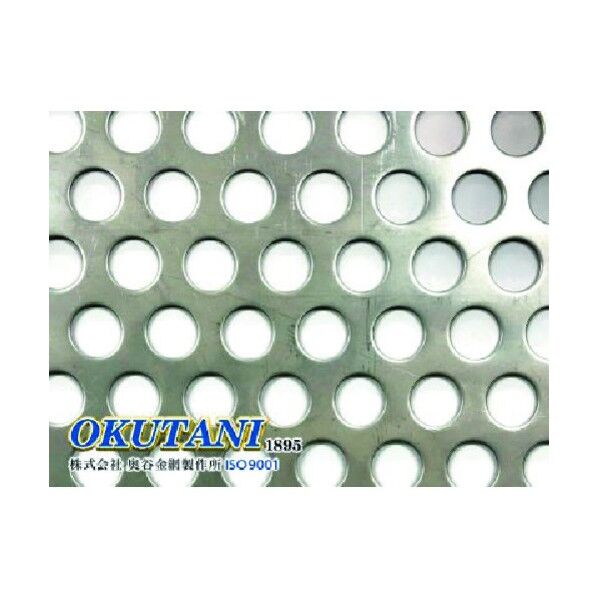 ステンレスパンチングメタル 1.5TXD10XP15 1000X2000 PM-SUS-T1.5D10P15-1000X2000 1点