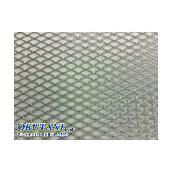 ステンレスエキスパンドメタル 0.8T×SW10/LW20 1000X2000 EX-SUS-T0.8SW10LW20-1000X2000 1点