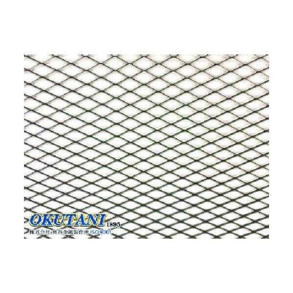 ステンレスエキスパンドメタル 0.8T×SW7/LW14 1000X2000 EX-SUS-T0.8SW7LW14-1000X2000 1点